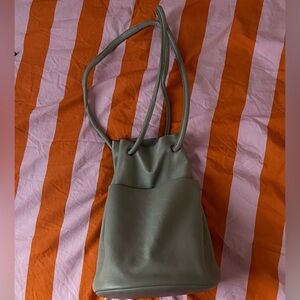 Are Studio leather tube bag in ash